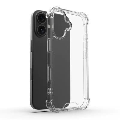 Apple iPhone 16 Plus Kılıf Zore Nitro Anti Shock Silikon Şeffaf