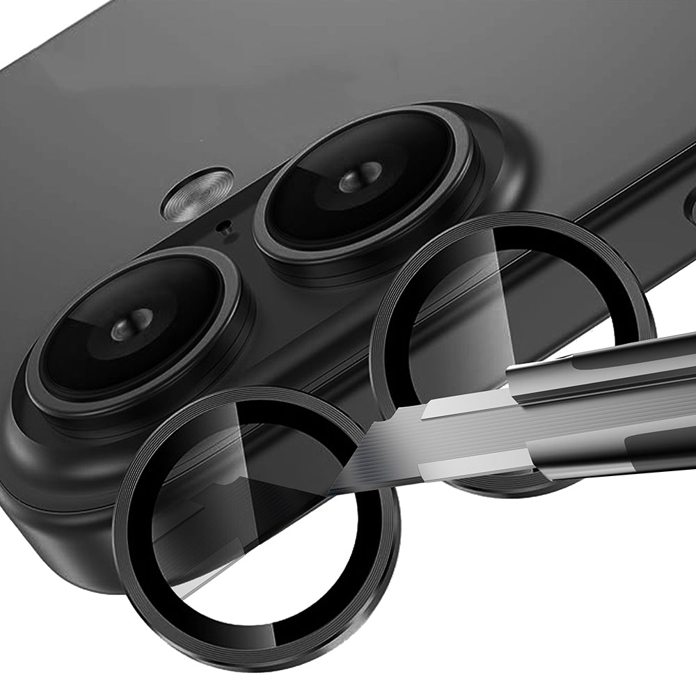 Apple iPhone 16 Plus Zore Mikro Kamera Lens Koruyucu Gümüş