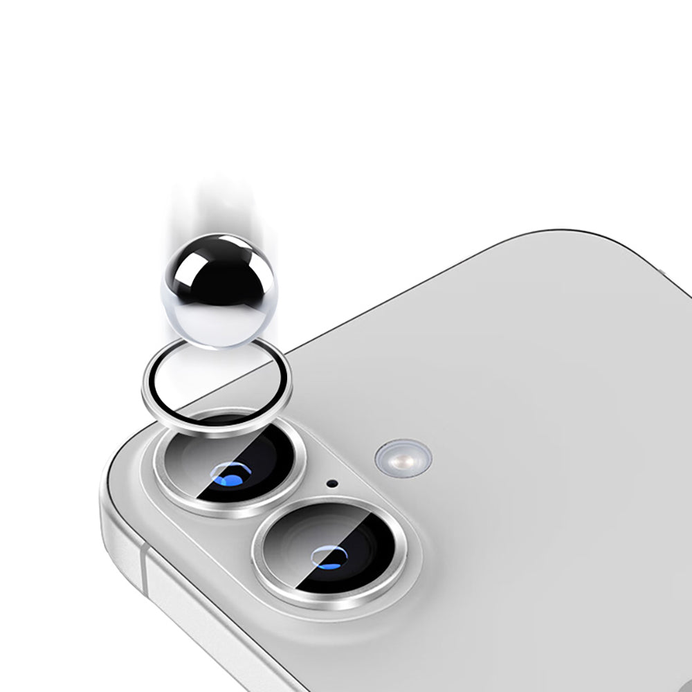 Apple iPhone 16 Plus Zore Mikro Kamera Lens Koruyucu Siyah