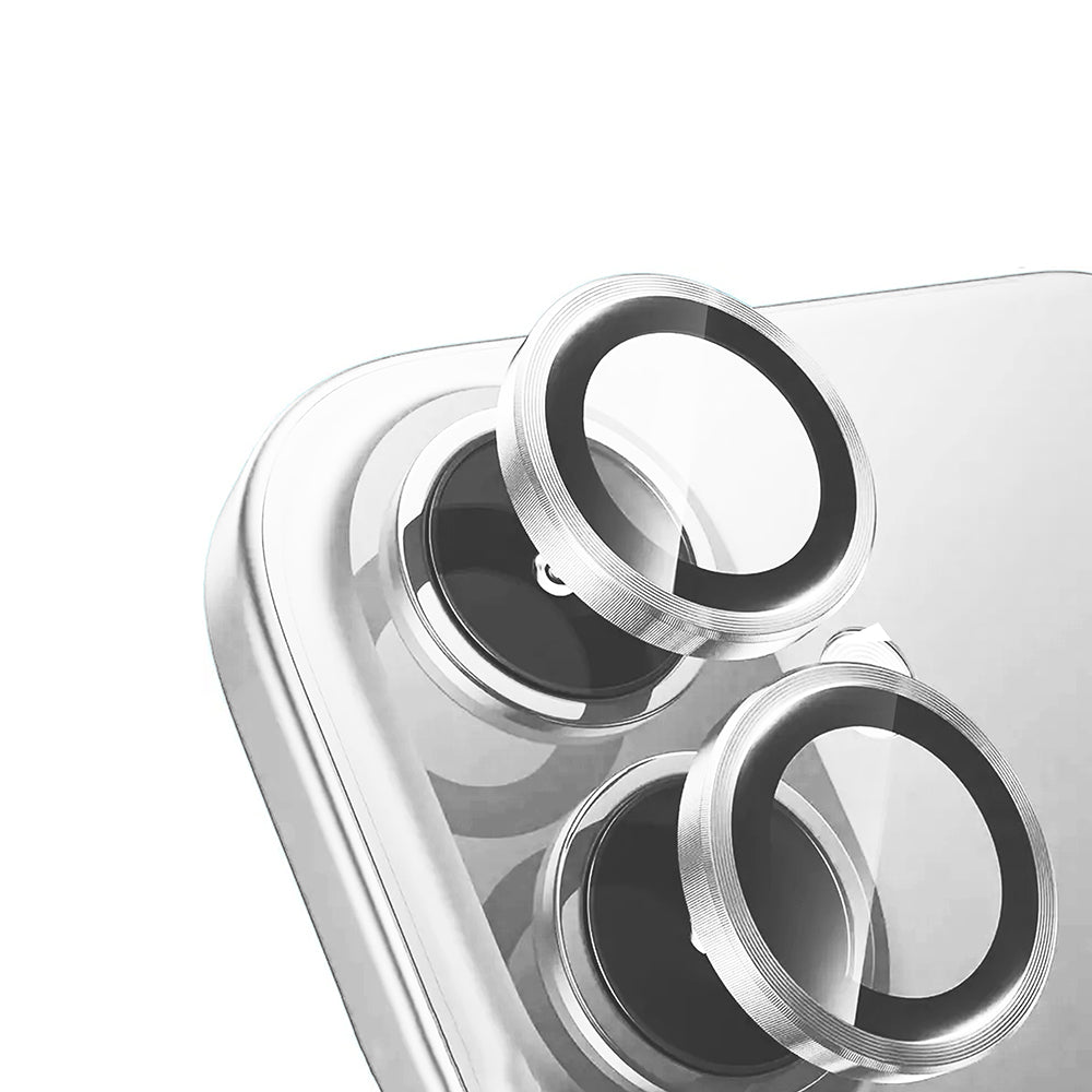 Apple iPhone 16 Plus Zore Mikro Kamera Lens Koruyucu Gümüş