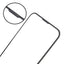 Apple iPhone 16 Plus Zore Rika Premium Temperli Cam Ekran Koruyucu Siyah