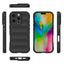 Apple iPhone 16 Pro Kılıf Esnek TPU Oyuklu Arka Yüzey Tasarımlı Zore Etnik Silikon Kapak Siyah
