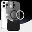 Apple iPhone 16 Pro Kılıf M-Safe Şarj Özellikli Mıknatıslı Zore Duble Kapak Lacivert