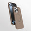 Apple iPhone 16 Pro Kılıf M-safe Şarj Özellikli Standlı Zore Samara Kapak Desert Gold