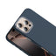 Apple iPhone 16 Pro Kılıf M-safe Şarj Özellikli Karbon Fiber Görünümlü Zore Gros Kapak Lacivert