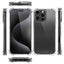 Apple iPhone 16 Pro Kılıf Zore Nitro Anti Shock Silikon Şeffaf