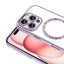 Apple iPhone 16 Pro Max Kılıf Kamera Korumalı M-safe Wireless Şarj Özellikli Zore Demre Kapak Derin Mor