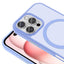 Apple iPhone 16 Pro Max Kılıf M-safe Şarj Özellikli Mat Arka Yüzey Zore Sio Kapak Derin Mor