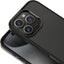 Apple iPhone 16 Pro Max Kılıf M-safe Şarj Özellikli Parlak Kamera Çerçeveli Zore Kost Kapak Siyah