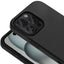 Apple iPhone 16 Pro Max Kılıf M-safe Şarj Özellikli Sıvı Teknolojili Silinebilir Sert Zore Kivi Kapak Siyah