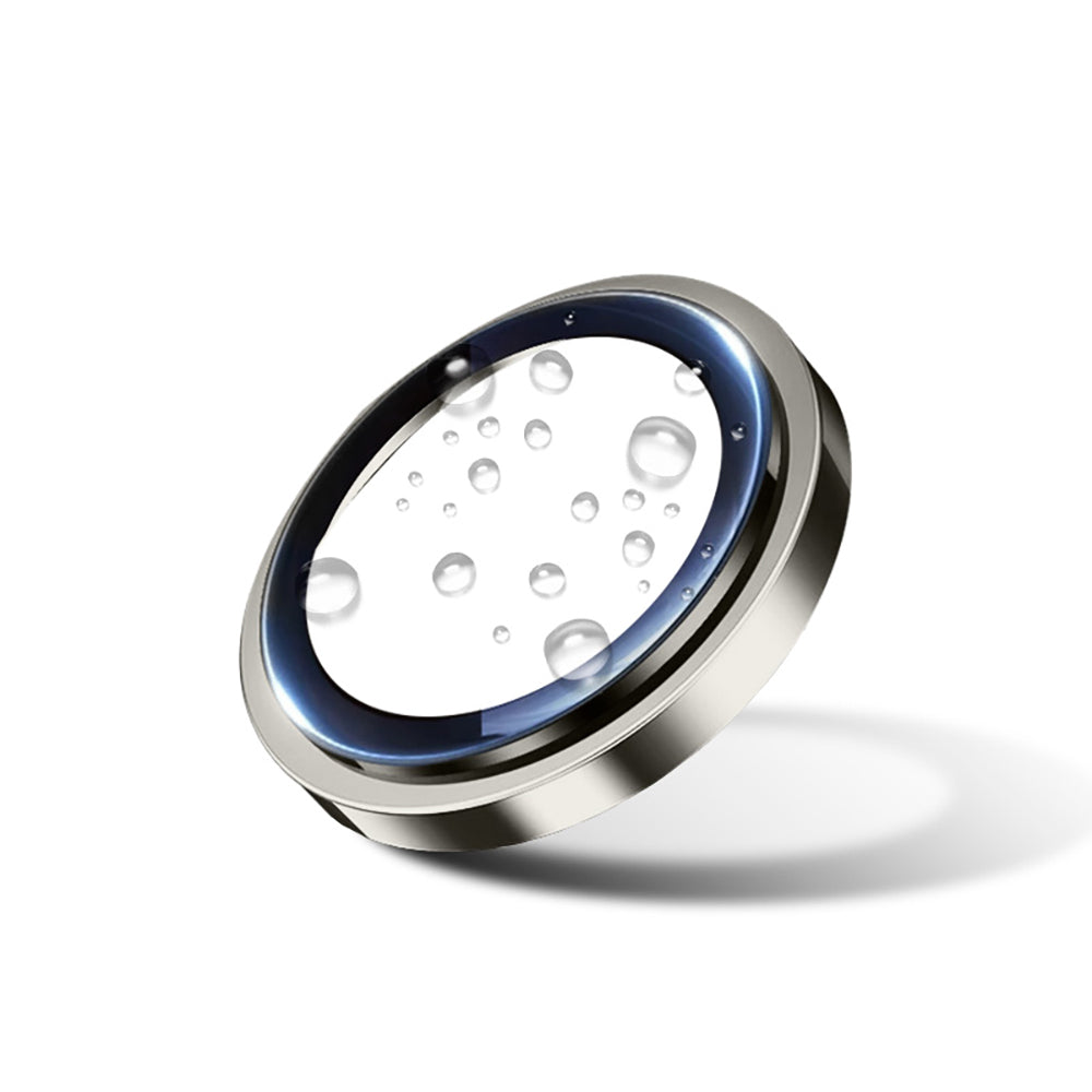 Apple iPhone 16 Pro Max Zore Mikro Kamera Lens Koruyucu Gri