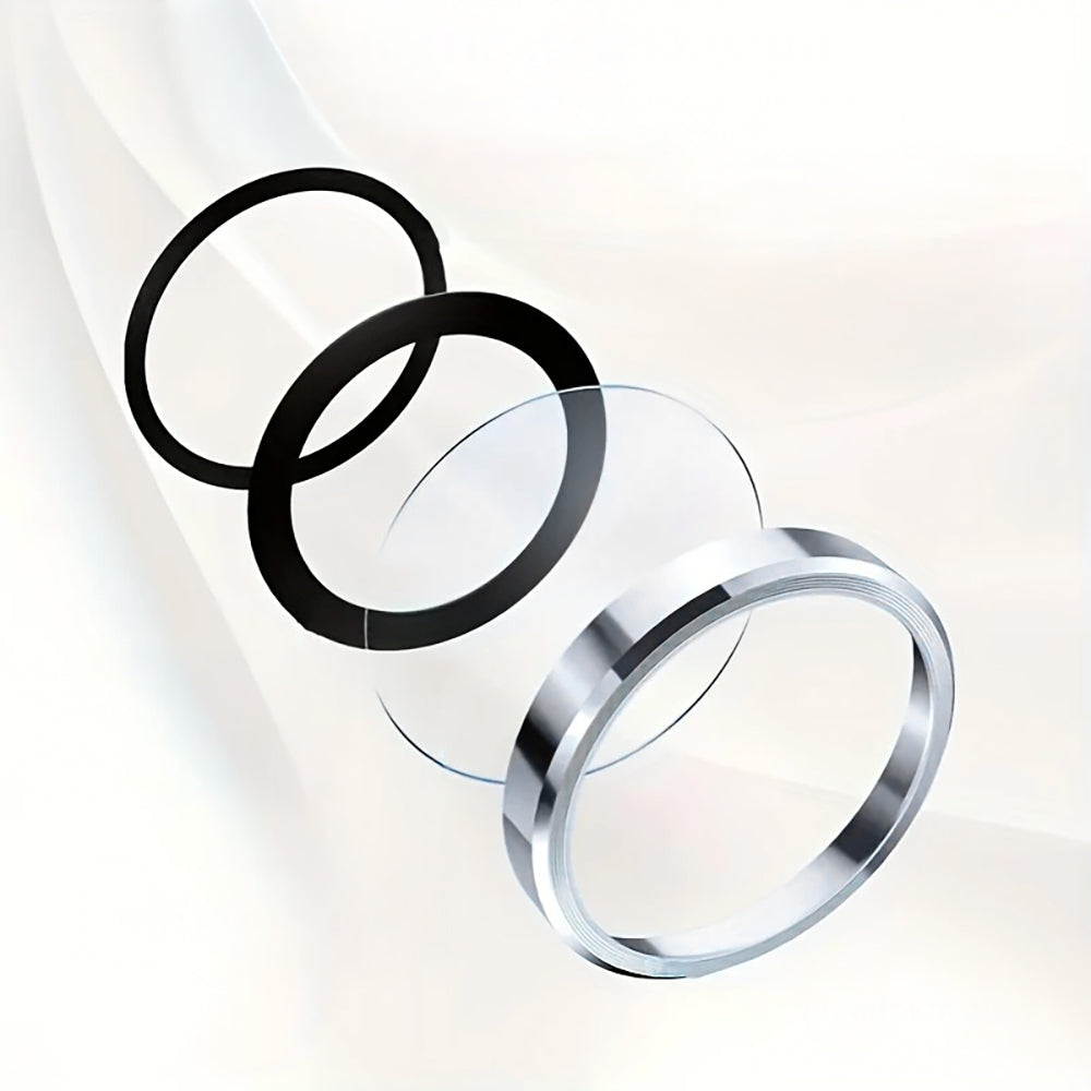 Apple iPhone 16 Pro Zore Mikro Kamera Lens Koruyucu Gri