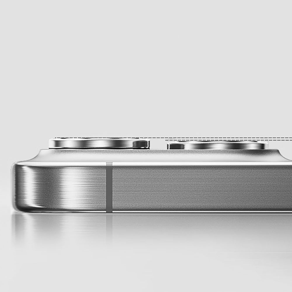 Apple iPhone 16 Pro Zore Mikro Kamera Lens Koruyucu Gri