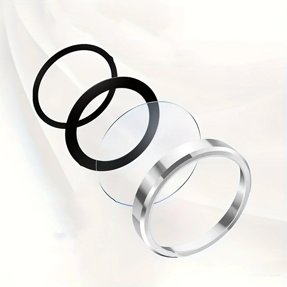 Apple iPhone 16 Pro Zore Mikro Kamera Lens Koruyucu Gri