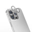 Apple iPhone 16 Pro Zore Mikro Kamera Lens Koruyucu Gümüş