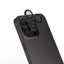 Apple iPhone 16 Pro Zore Safir CL-15 Parmak İzi Bırakmayan Anti-Reflective Kamera Lens Koruyucu Gri