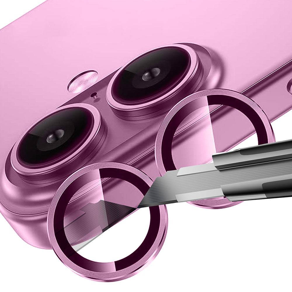 Apple iPhone 16 Zore Mikro Kamera Lens Koruyucu Pembe
