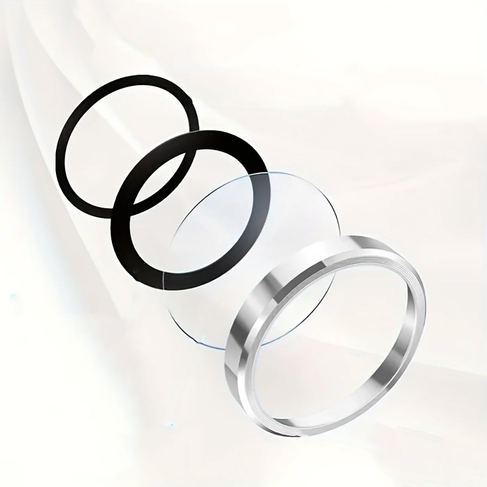 Apple iPhone 16 Zore Mikro Kamera Lens Koruyucu Gümüş