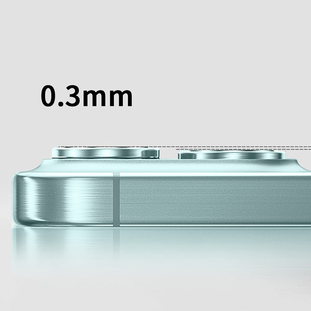 Apple iPhone 16 Zore Mikro Kamera Lens Koruyucu Gümüş