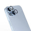 Apple iPhone 16 Zore Safir CL-15 Parmak İzi Bırakmayan Anti-Reflective Kamera Lens Koruyucu Mavi