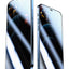 Apple iPhone 16E Zore Rika Premium Privacy Temperli Cam Ekran Koruyucu Siyah