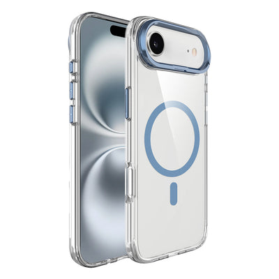 Apple iPhone 17 Air Kılıf M-safe Şarj Özellikli Airbagli Kamera Standlı Zore Azor Kapak