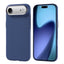 Apple iPhone 17 Air Kılıf M-safe Şarj Özellikli Karbon Fiber Görünümlü Zore Nekst Kapak Lacivert