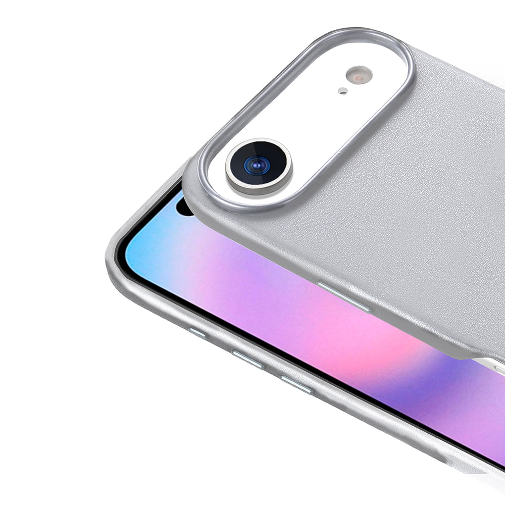 Apple iPhone 17 Air Kılıf M-safe Şarj Özellikli PU Deri Görünümlü Zore Kupra Kapak Lacivert