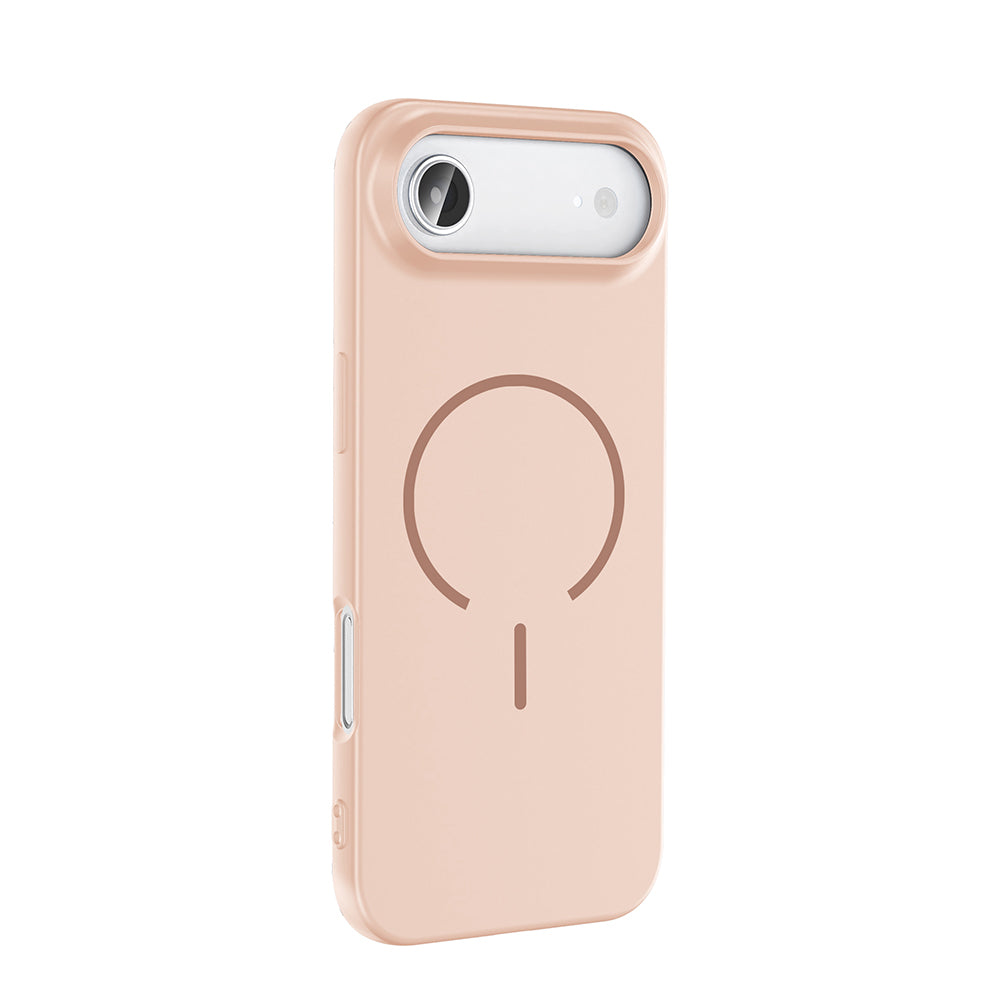 Apple iPhone 17 Air Kılıf M-safe Şarj Özellikli Zore Meta Kapak Siyah