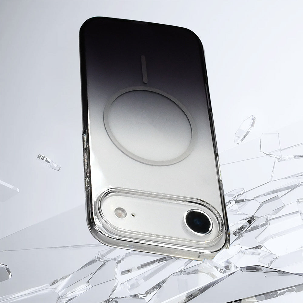 Apple iPhone 17 Air Kılıf M-Safe Şarj Özellikli Zore Septik Silikon Kapak Turuncu