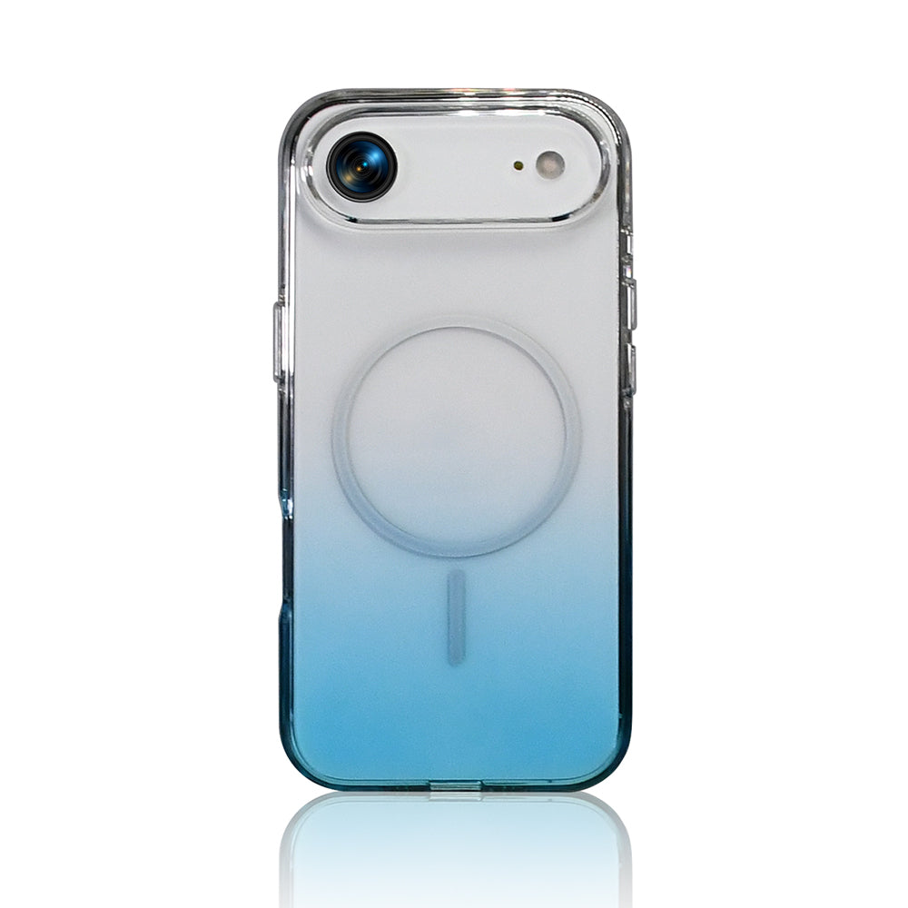 Apple iPhone 17 Air Kılıf M-Safe Şarj Özellikli Zore Septik Silikon Kapak Turuncu