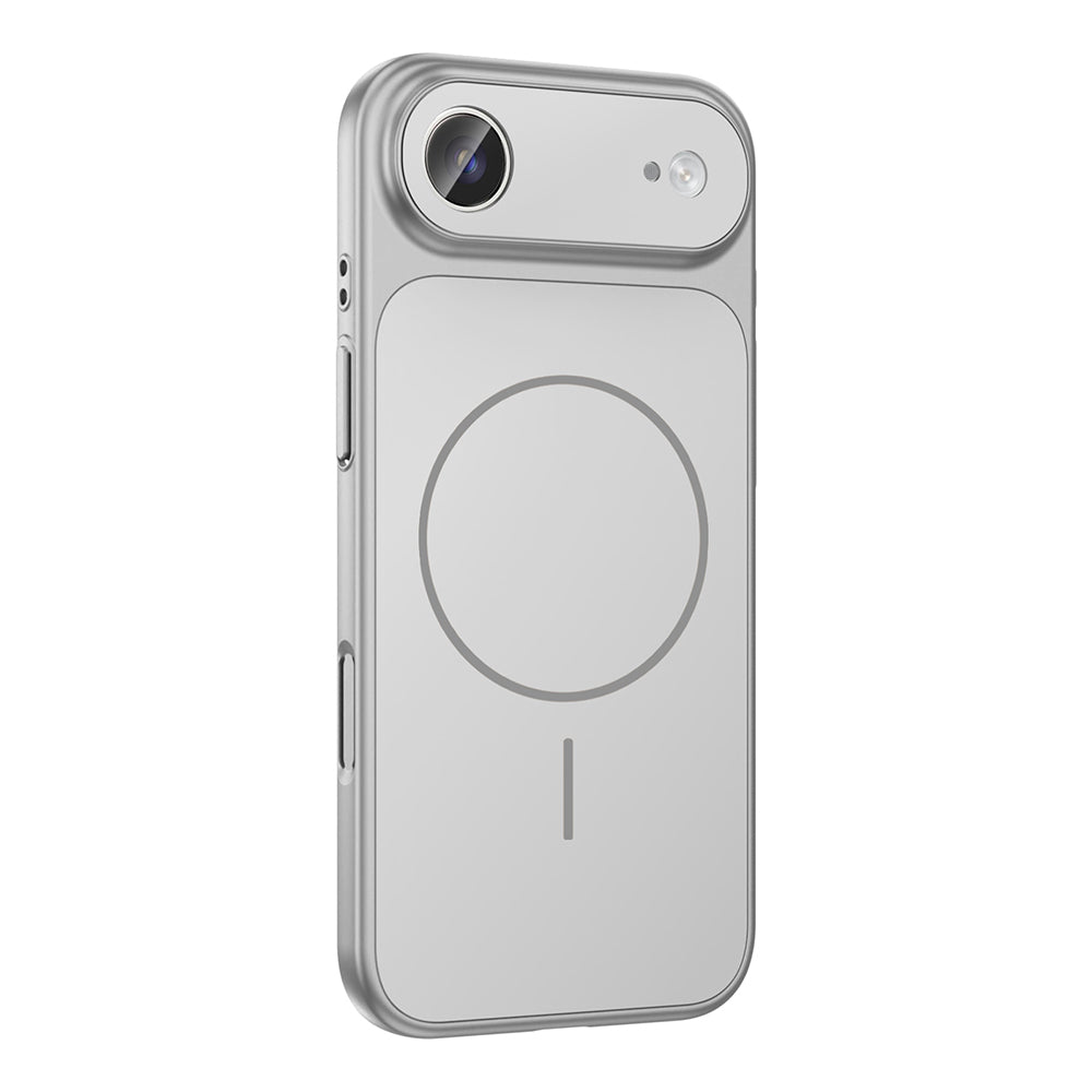 Apple iPhone 17 Air Kılıf Zore M-Safe Şarj Özellikli Kamera Korumalı Formen Kapak Siyah