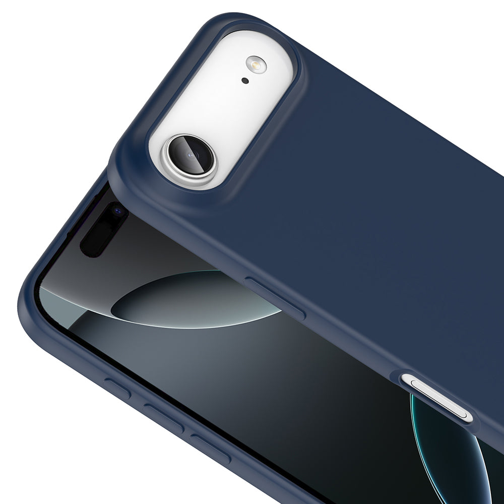 Apple iPhone 17 Air Kılıf Zore Mara Lansman Kapak Lacivert