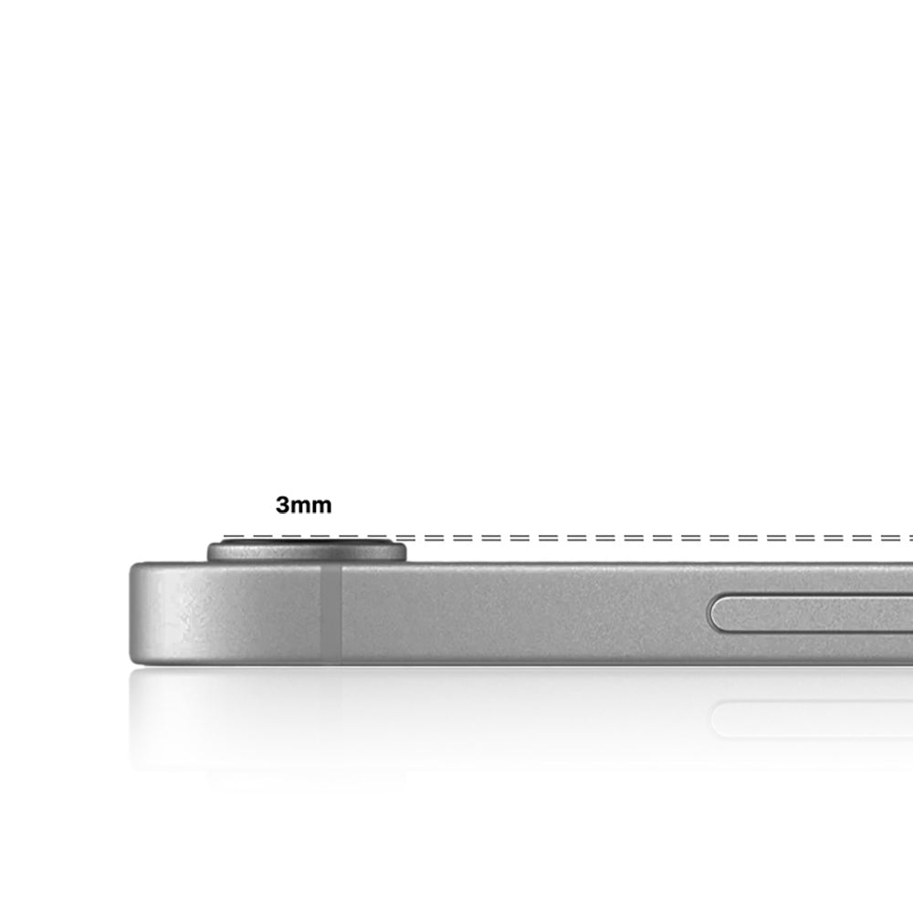 Apple iPhone 17 Air Zore Mikro Kamera Lens Koruyucu Gri