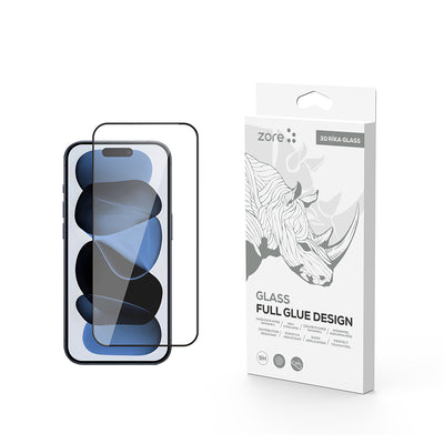 Apple iPhone 17 Air Zore Rika Premium Temperli Cam Ekran Koruyucu Şeffaf