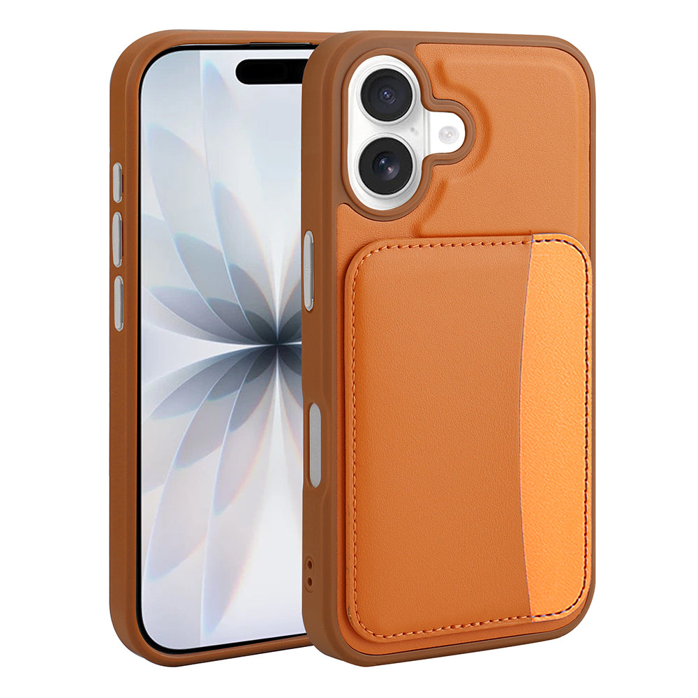 Apple iPhone 17 Kılıf Kartlıklı Zore X-Kart Silikon Kapak Lacivert