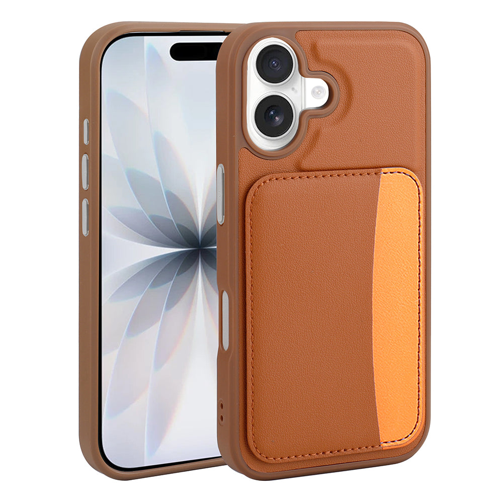 Apple iPhone 17 Kılıf Kartlıklı Zore X-Kart Silikon Kapak Siyah