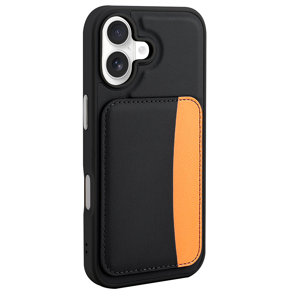 Apple iPhone 17 Kılıf Kartlıklı Zore X-Kart Silikon Kapak Lacivert