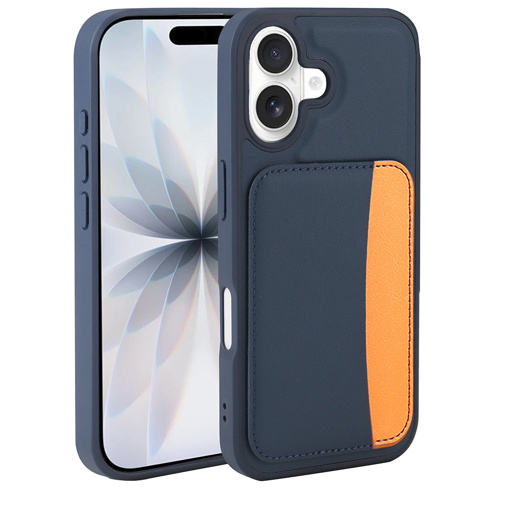 Apple iPhone 17 Kılıf Kartlıklı Zore X-Kart Silikon Kapak Siyah