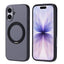 Apple iPhone 17 Kılıf M-Safe Şarj Özellikli Standlı Zore Proton Silikon Kapak Gri