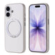Apple iPhone 17 Kılıf M-Safe Şarj Özellikli Standlı Zore Proton Silikon Kapak Gri