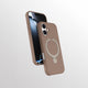 Apple iPhone 17 Kılıf M-safe Şarj Özellikli Standlı Zore Samara Kapak Desert Gold