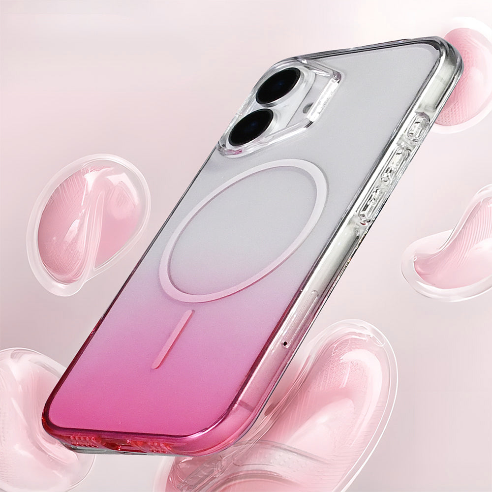 Apple iPhone 17 Kılıf M-Safe Şarj Özellikli Zore Septik Silikon Kapak Turuncu