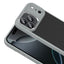 Apple iPhone 17 Pro Kılıf M-Safe Şarj Özellikli Karbon Fiber Görünümlü Zore Truva Silikon Kapak Siyah