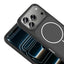 Apple iPhone 17 Pro Kılıf M-Safe Şarj Özellikli Metal Kamera Çerçeveli Zore Sanremo Silikon Kapak Gri