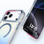 Apple iPhone 17 Pro Kılıf M-safe Şarj Özellikli Transparan Renk Geçişli Zore Toros Kapak Rose Gold