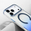 Apple iPhone 17 Pro Kılıf M-safe Şarj Özellikli Transparan Renk Geçişli Zore Toros Kapak Rose Gold