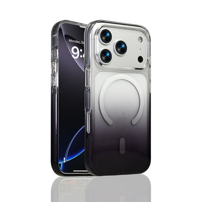 Apple iPhone 17 Pro Kılıf M-Safe Şarj Özellikli Zore Septik Silikon Kapak Turuncu