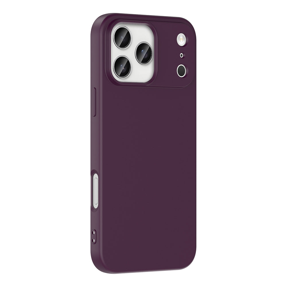 Apple iPhone 17 Pro Kılıf Zore Mara Lansman Kapak Koyu Mor