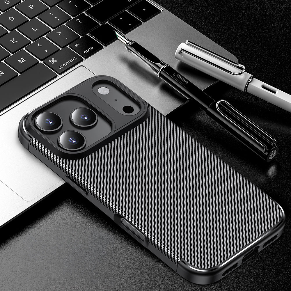 Apple iPhone 17 Pro Kılıf Zore Negro Silikon Kapak Siyah